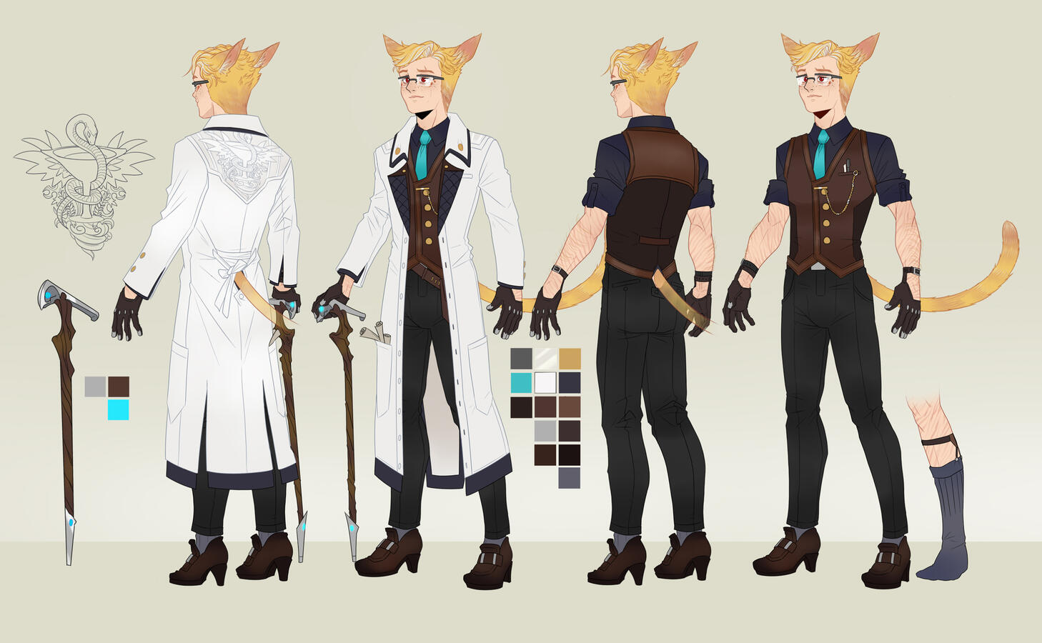 Chaeus ref, clothed